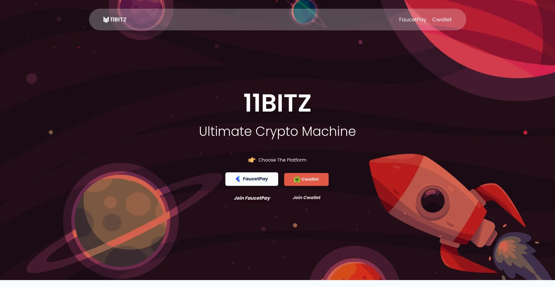 Screenshot of 11bit.co.in homepage