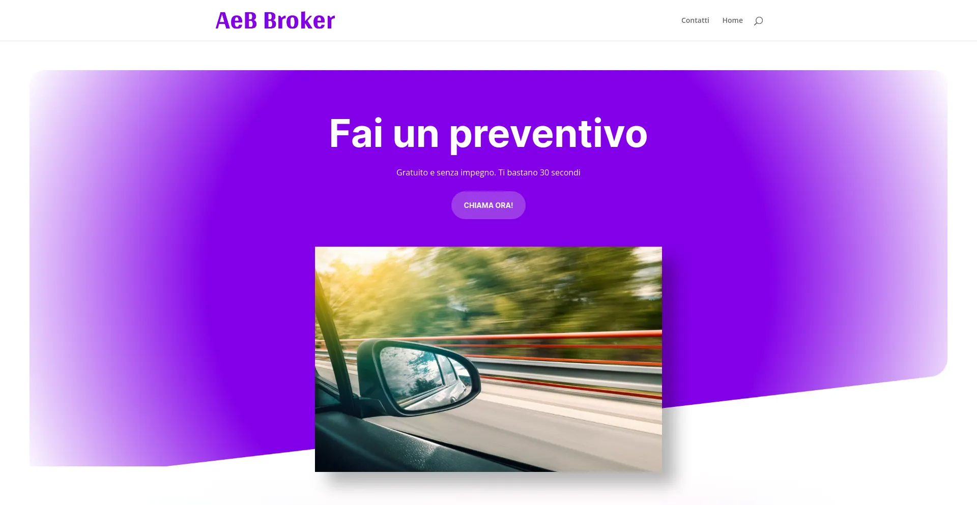 Screenshot of agenziaaeb-broker.it homepage