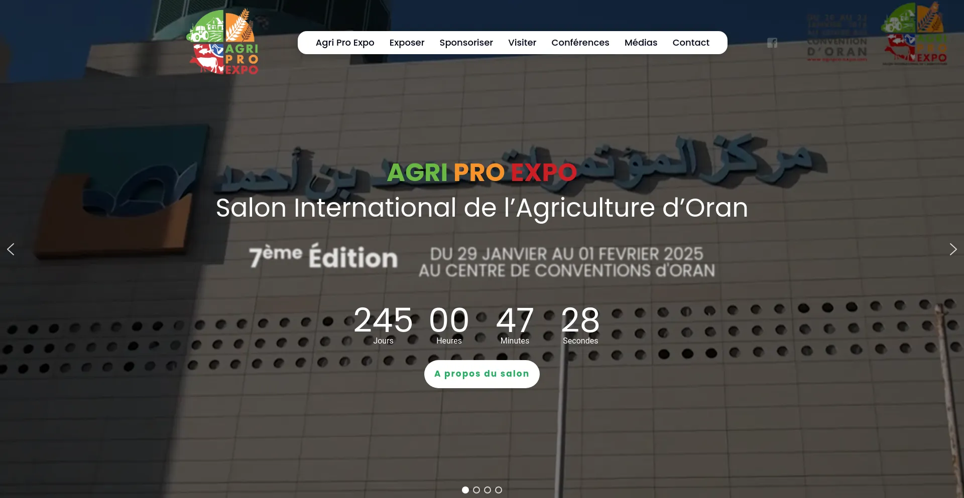 Screenshot of agripro.pro homepage