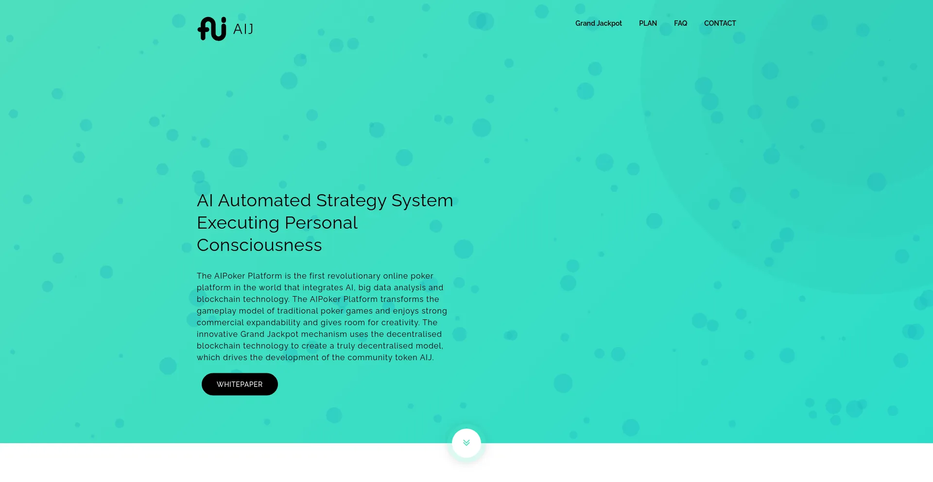 Screenshot of aijs.pro homepage