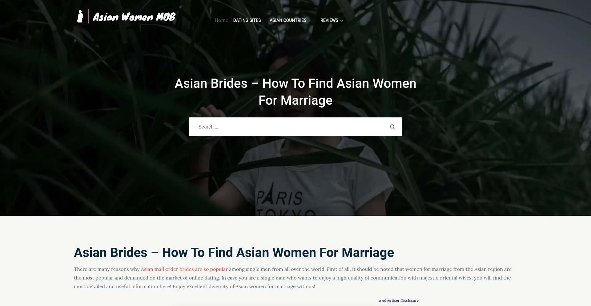 Screenshot of asian-woman-mail-order-brides.com homepage