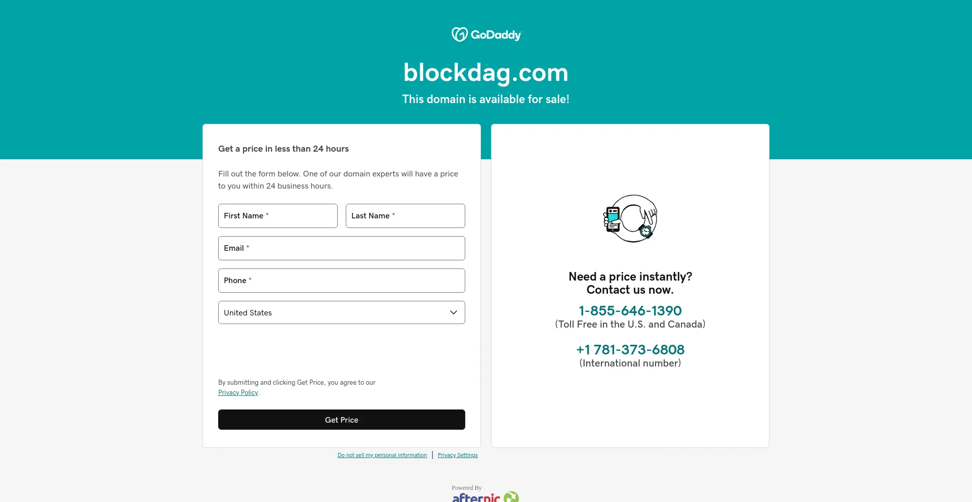 Screenshot of blockdag.com homepage