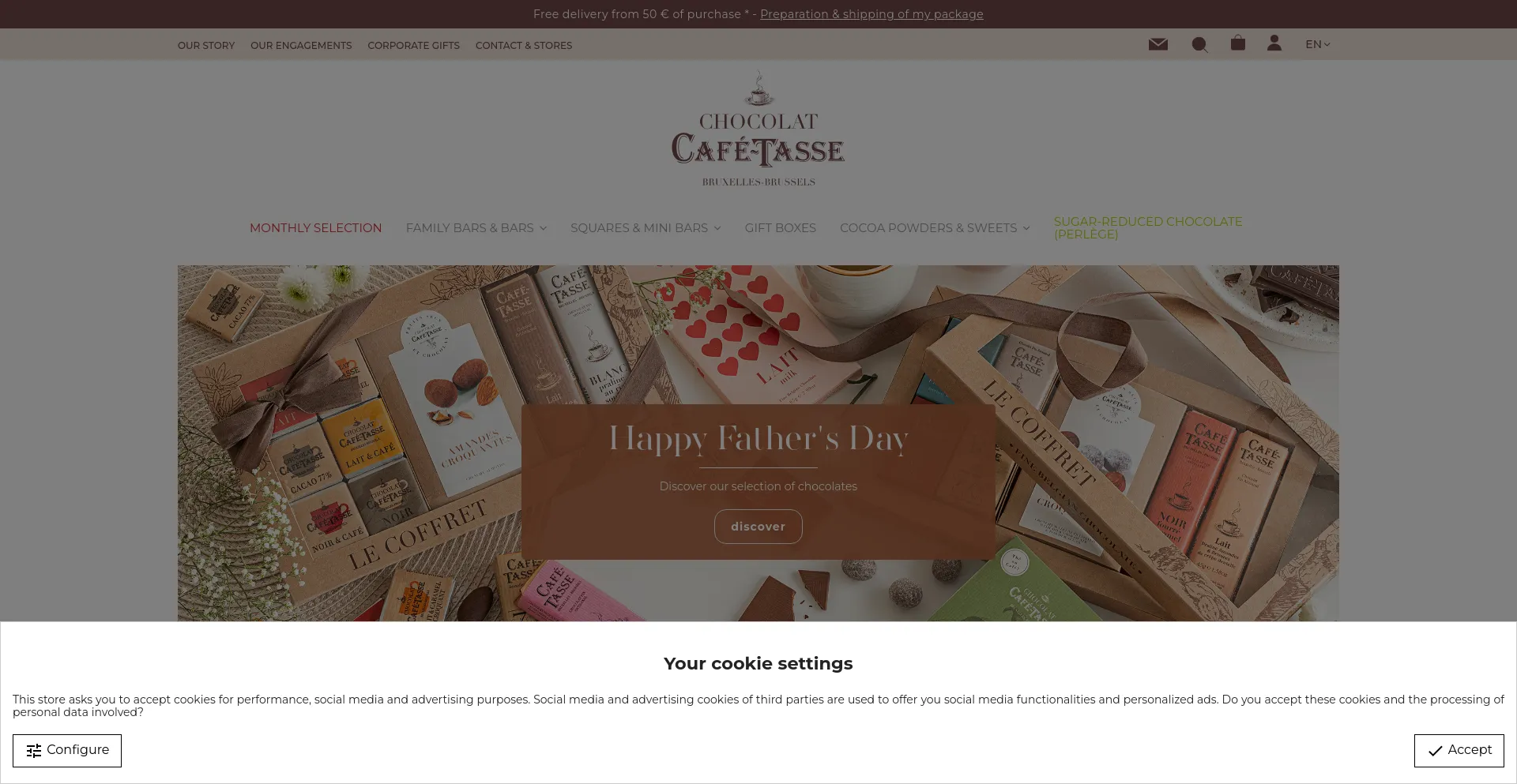 Screenshot of cafe-tasse.com homepage