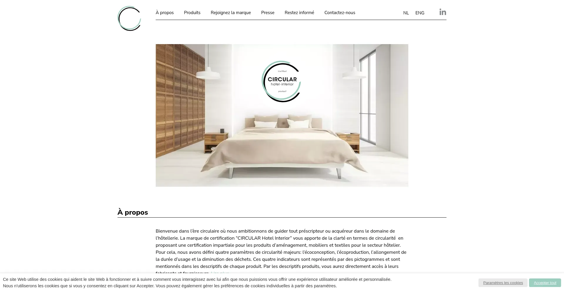 Screenshot of circularhotelinterior.com homepage