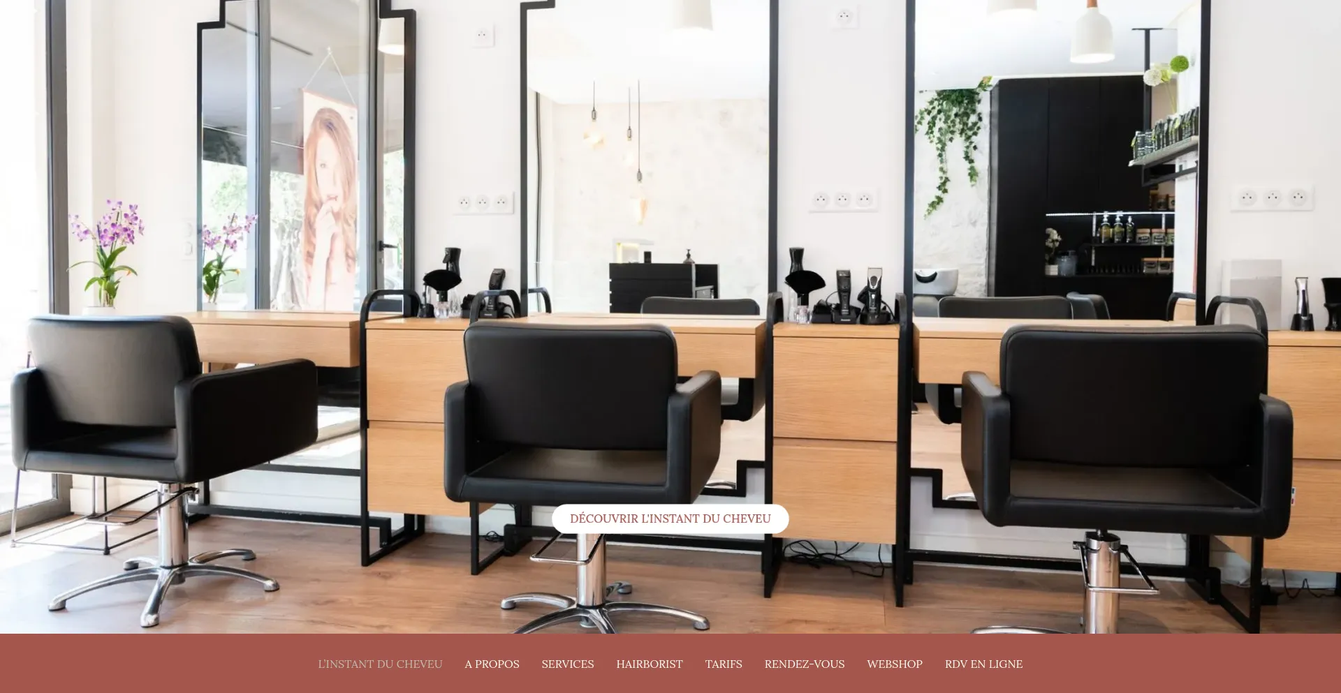 Screenshot of coiffeur-bio-le-cannet.fr homepage