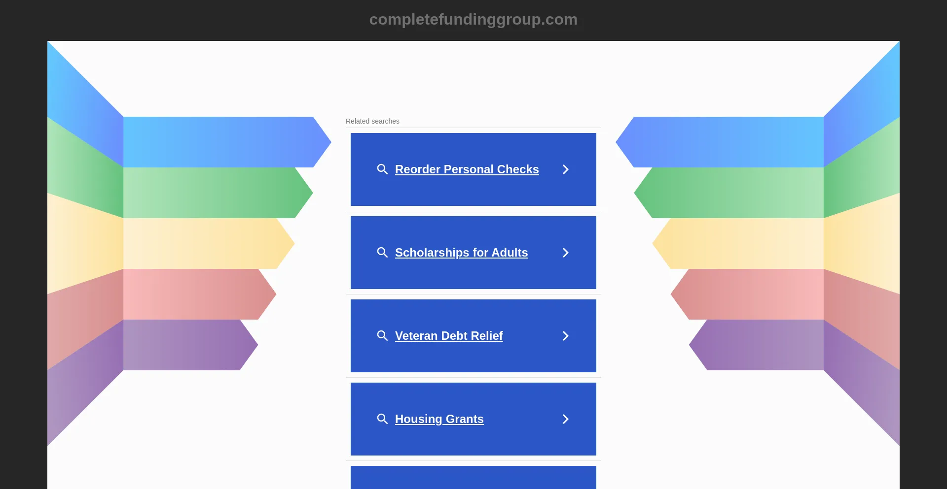 Screenshot of completefundinggroup.com homepage