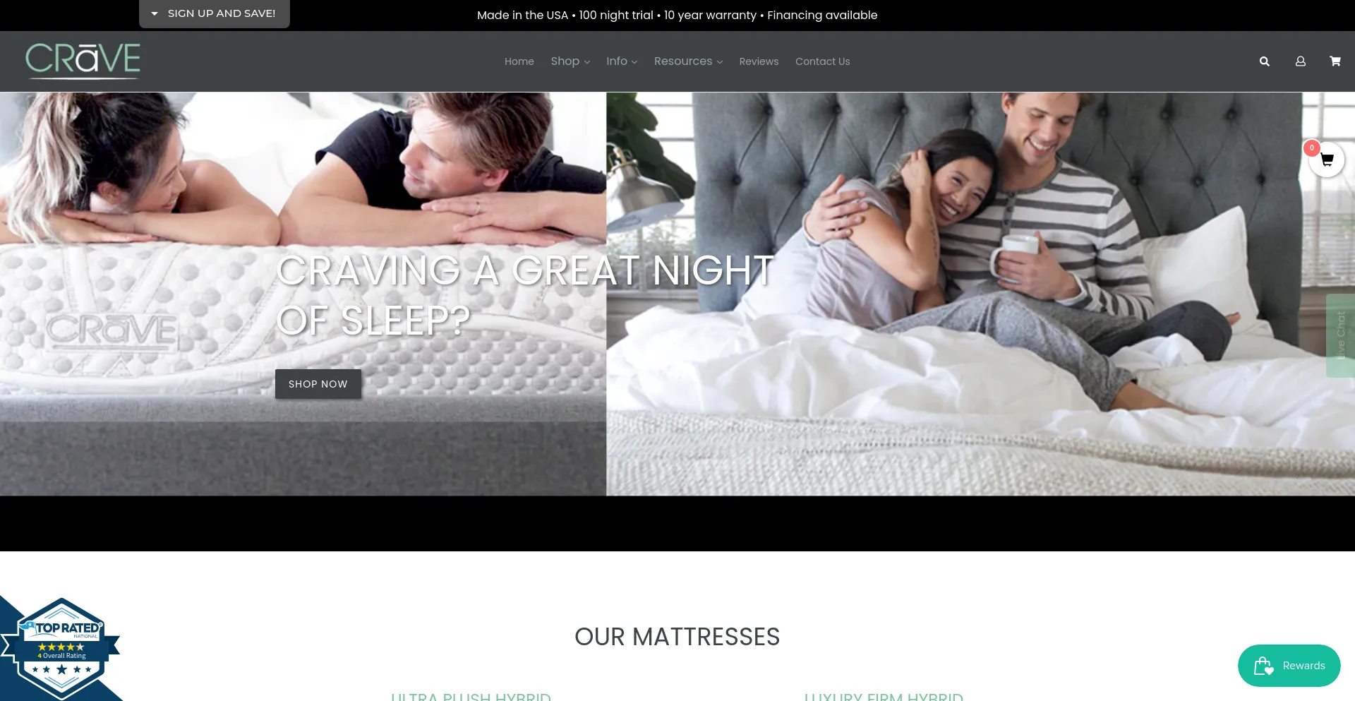 cravemattress.com