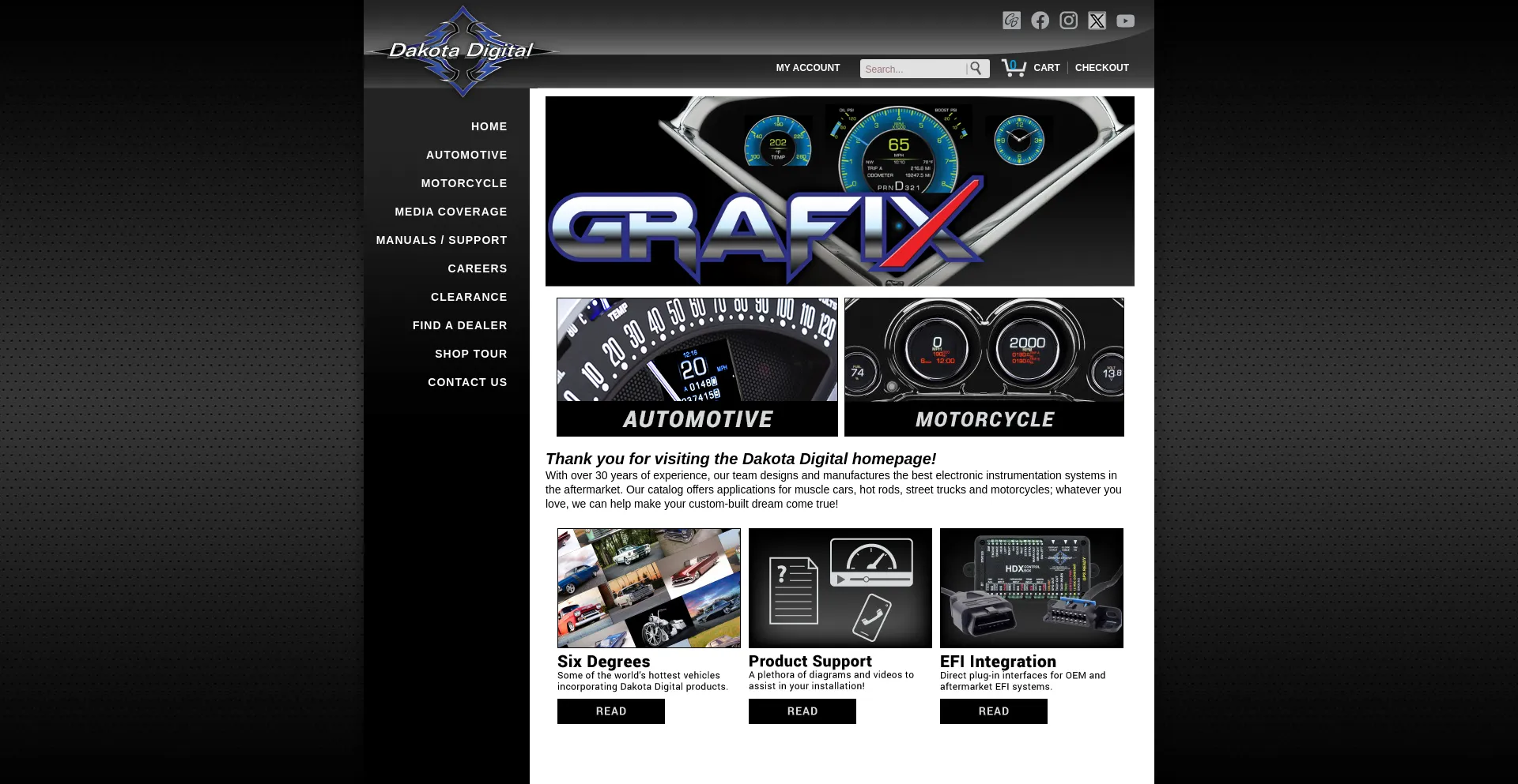 Screenshot of dakotadigital.com homepage