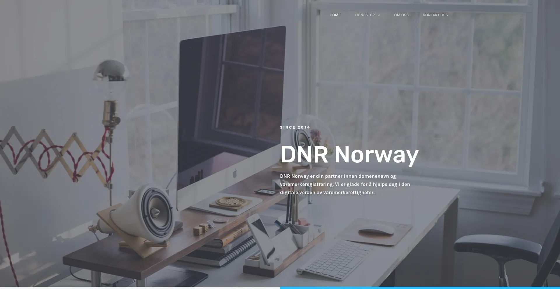 Screenshot of dnrnorway.com homepage