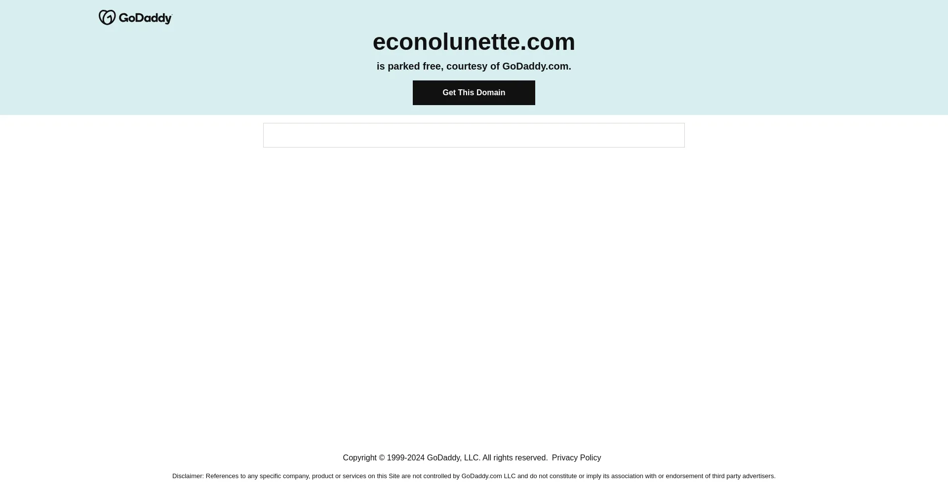 Screenshot of econolunette.com homepage