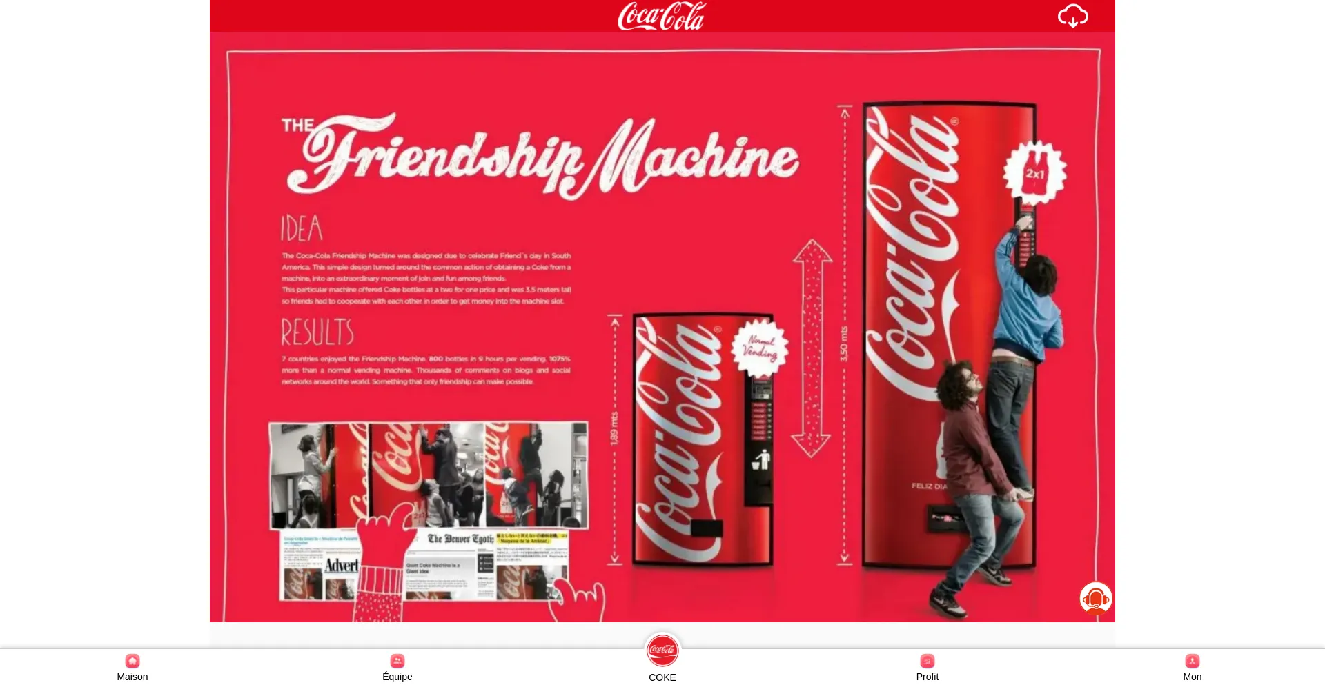 Screenshot of facecoke.com homepage