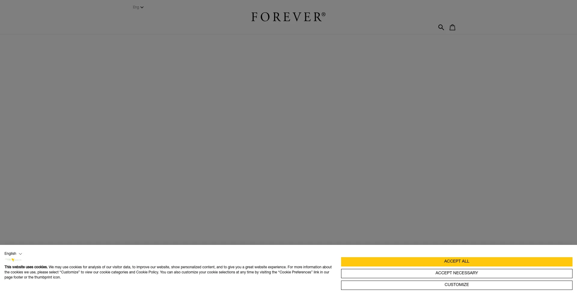Screenshot of foreverliving.com homepage