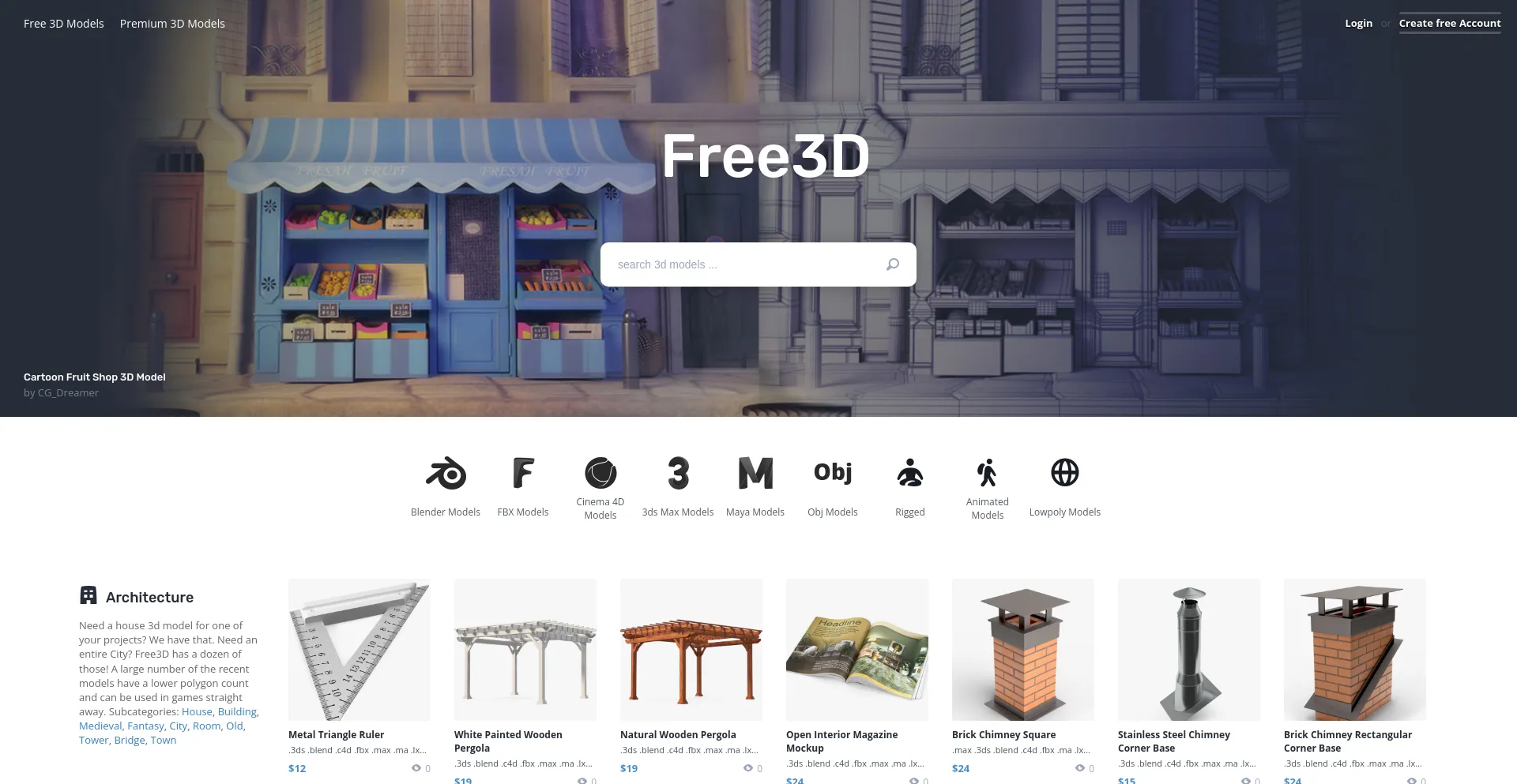 free3d.com