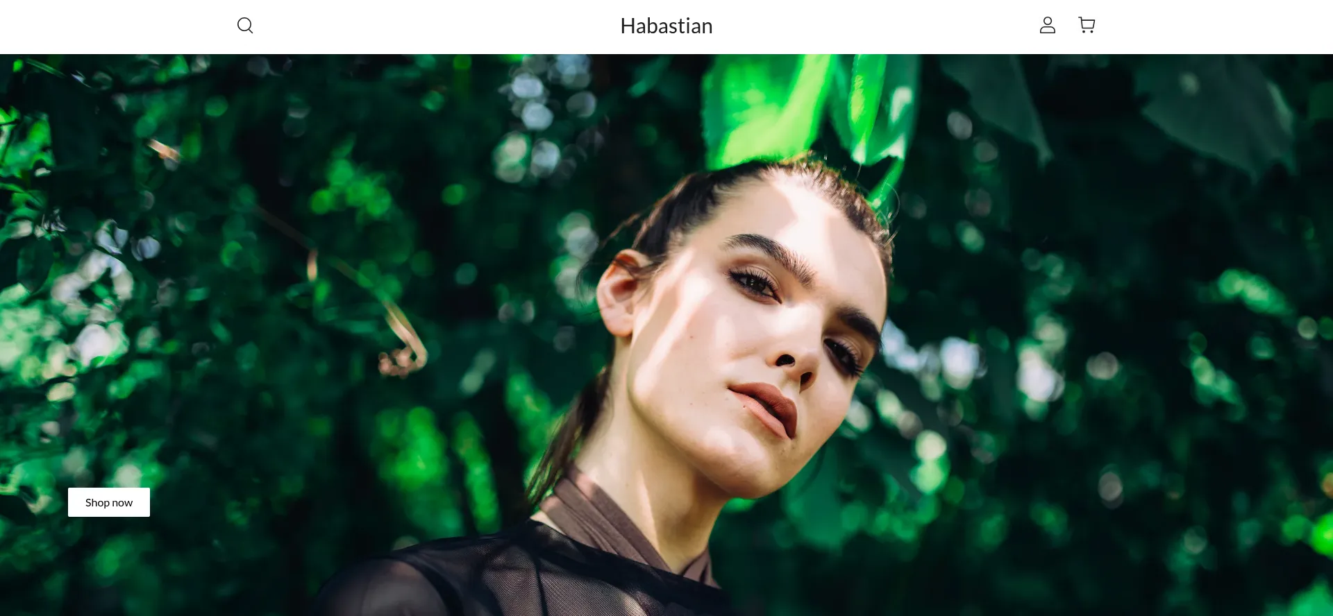 Screenshot of habastian.shop homepage