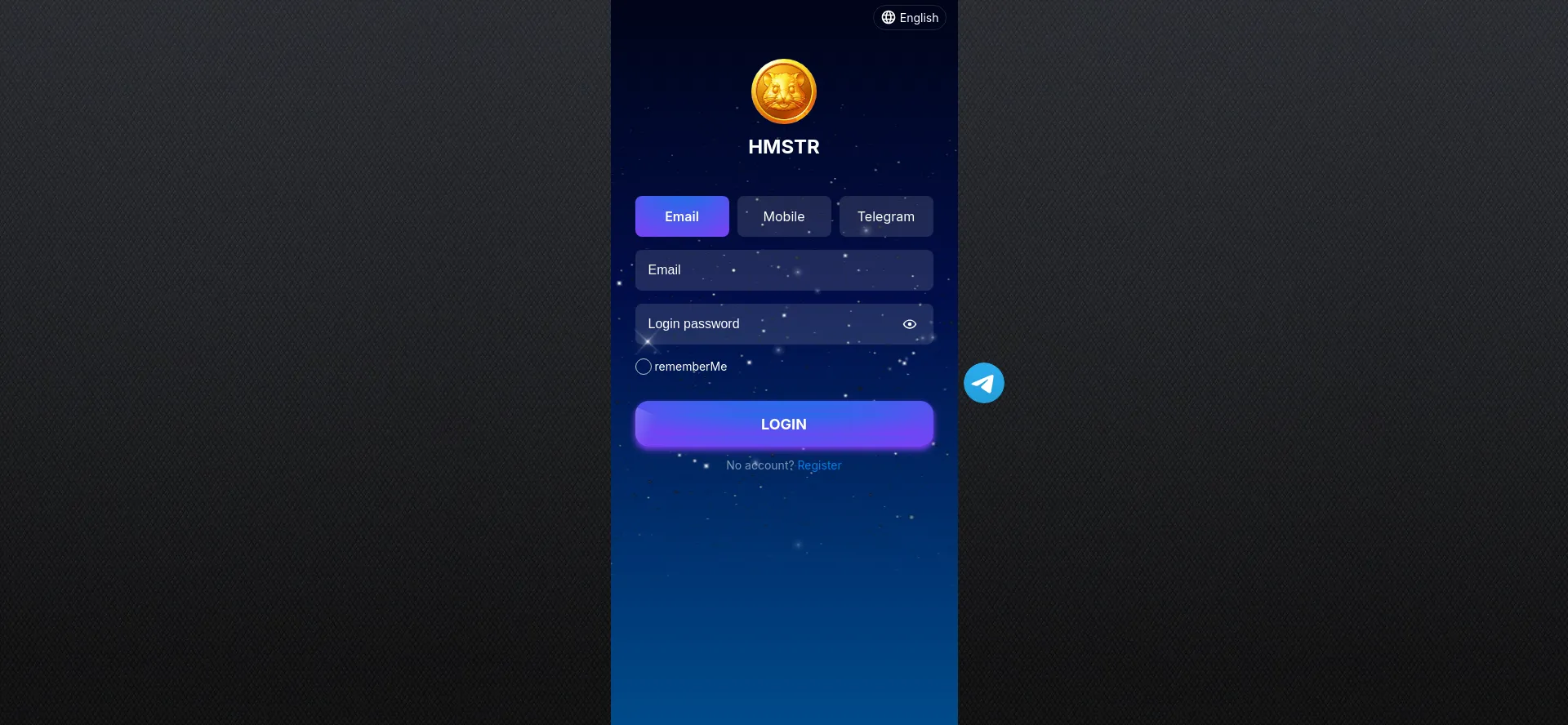 Screenshot of hmstr-usdt.vip homepage