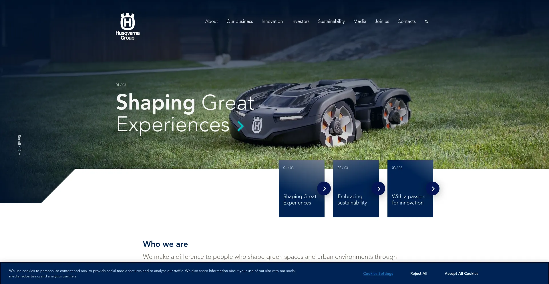 husqvarnagroup.net