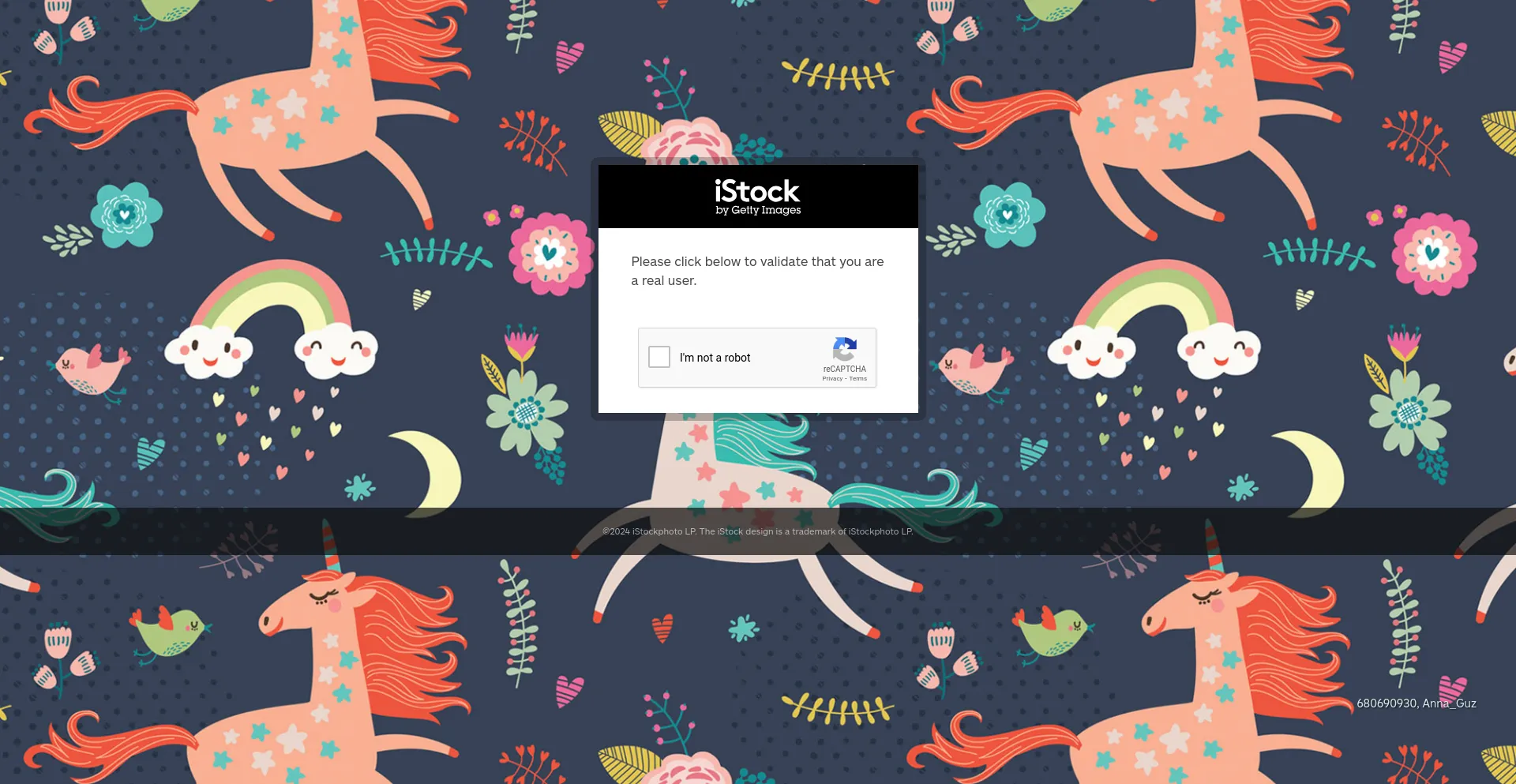 Screenshot of istockphoto.com homepage