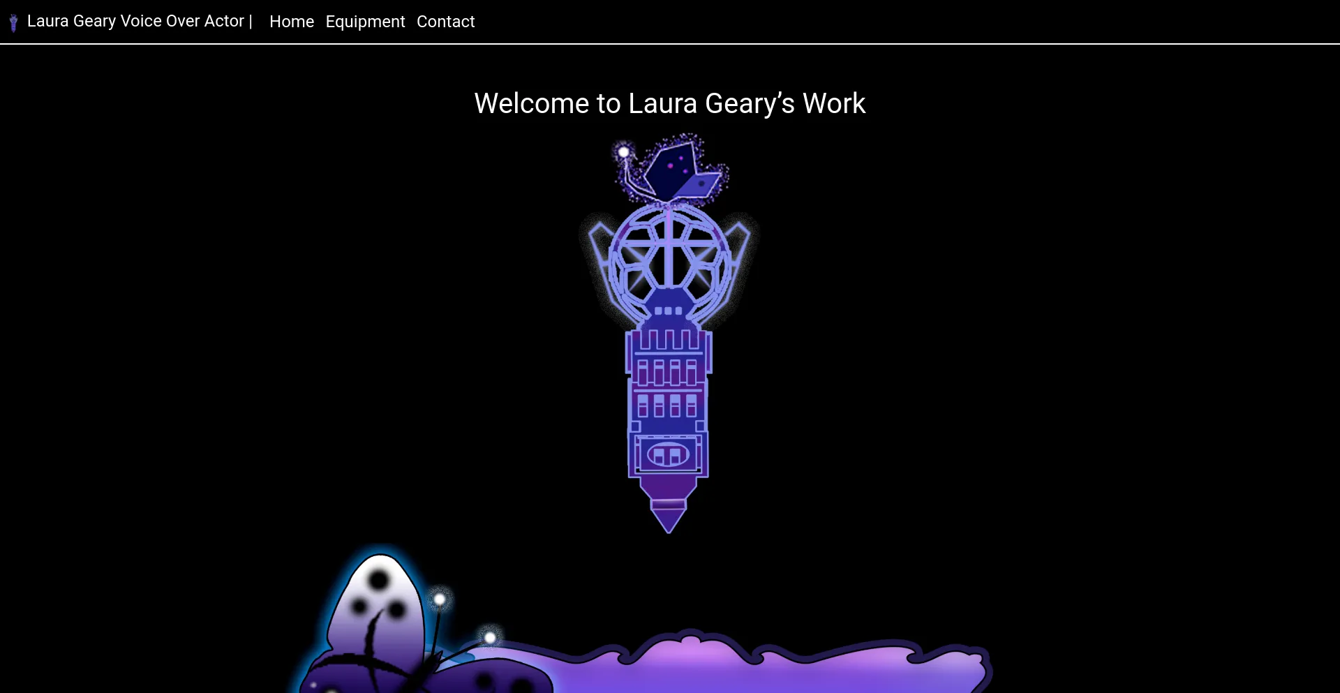 Screenshot of lauragearyvo.com homepage