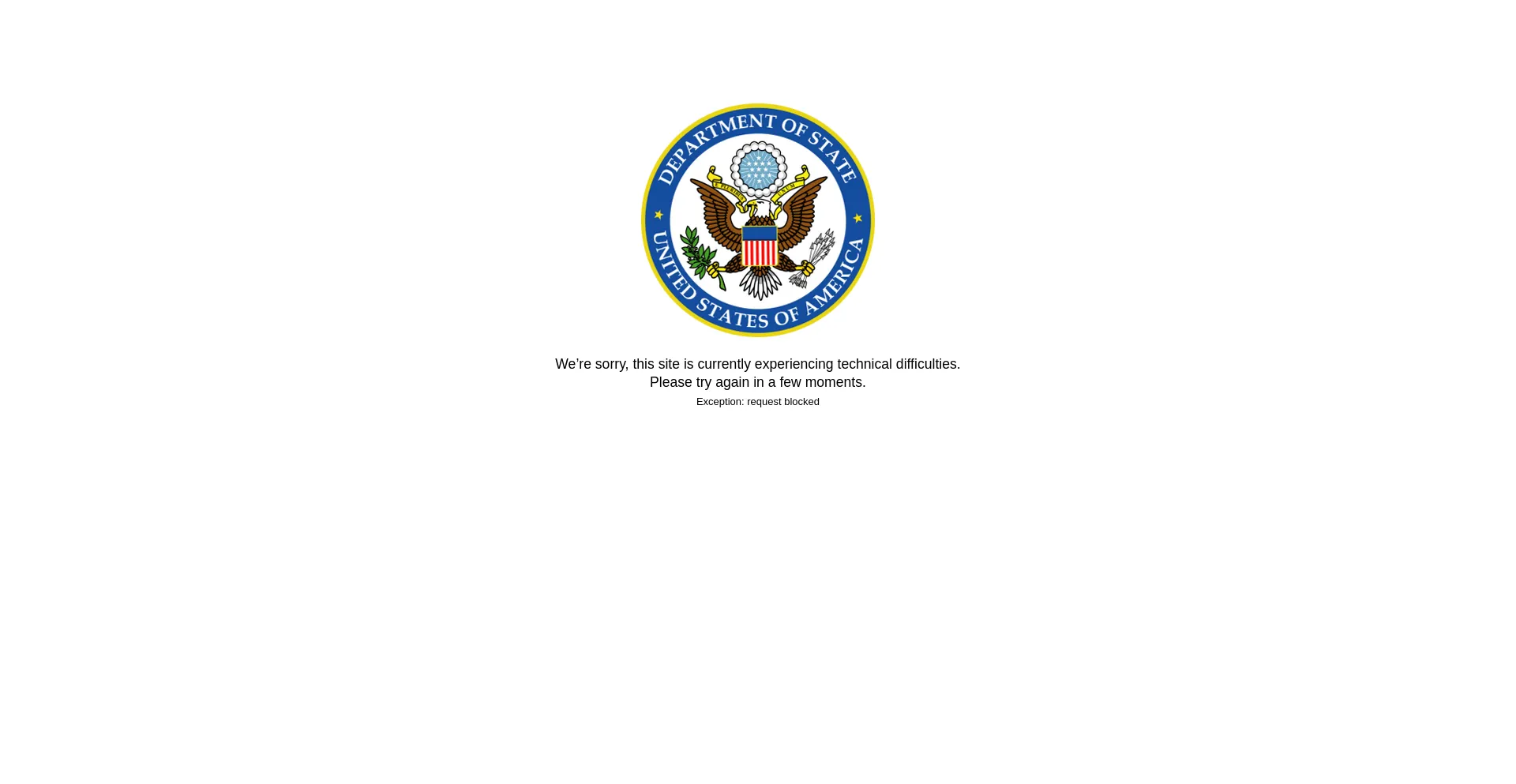 Screenshot of lr.usembassy.gov homepage