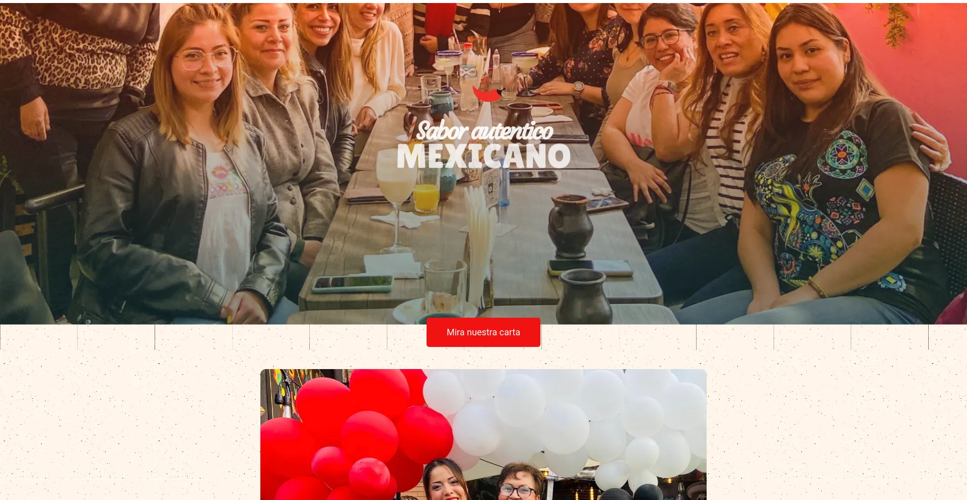 Screenshot of mariachiloco.cl homepage