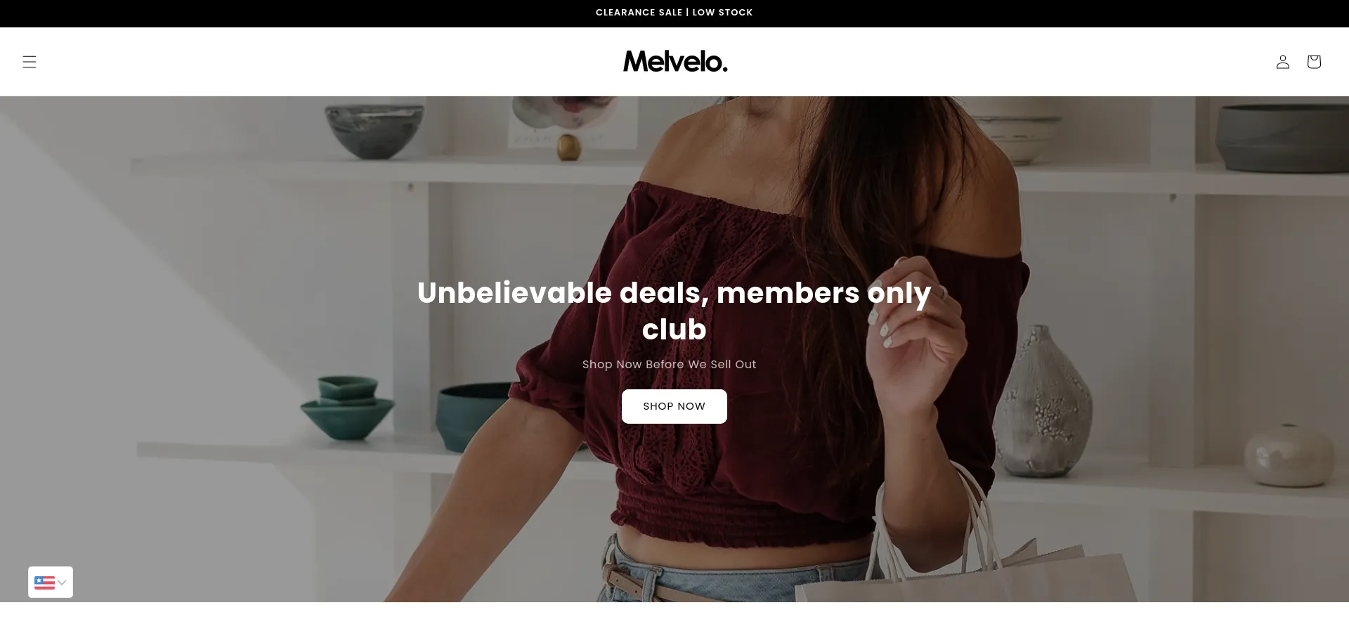 Screenshot of melvelo.com homepage