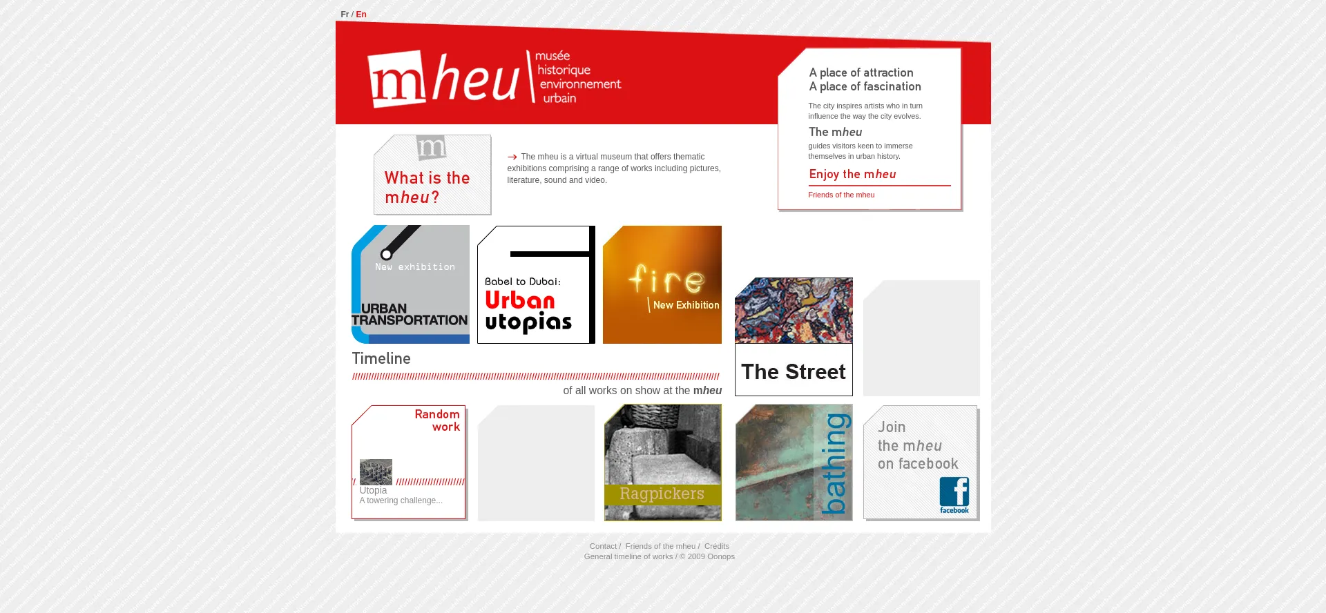 Screenshot of mheu.org homepage