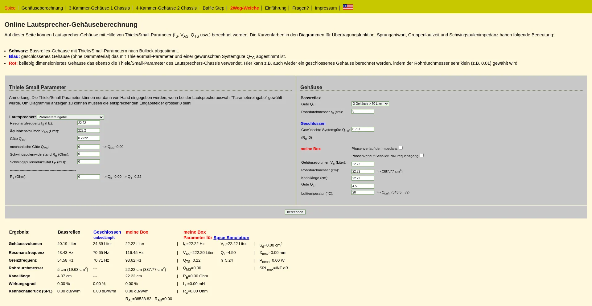 Screenshot of micka.de homepage