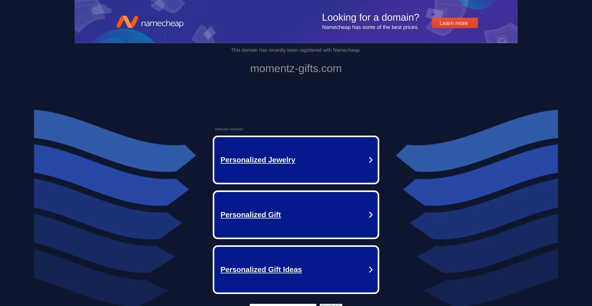 Screenshot of momentz-gifts.com homepage