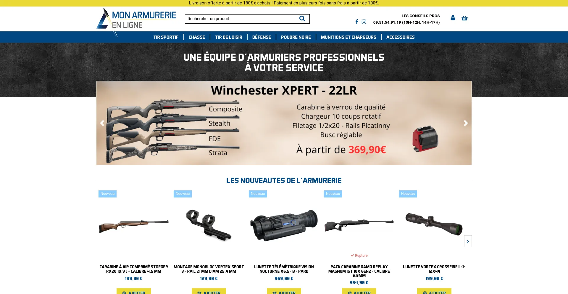 Screenshot of monarmurerieenligne.com homepage