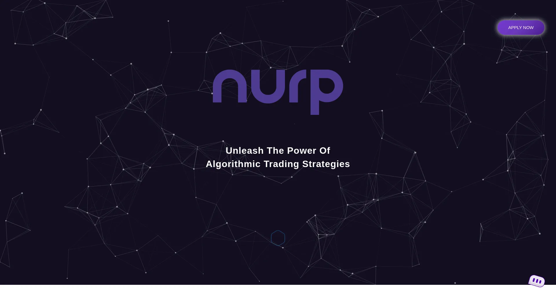 Screenshot of nurp.com homepage