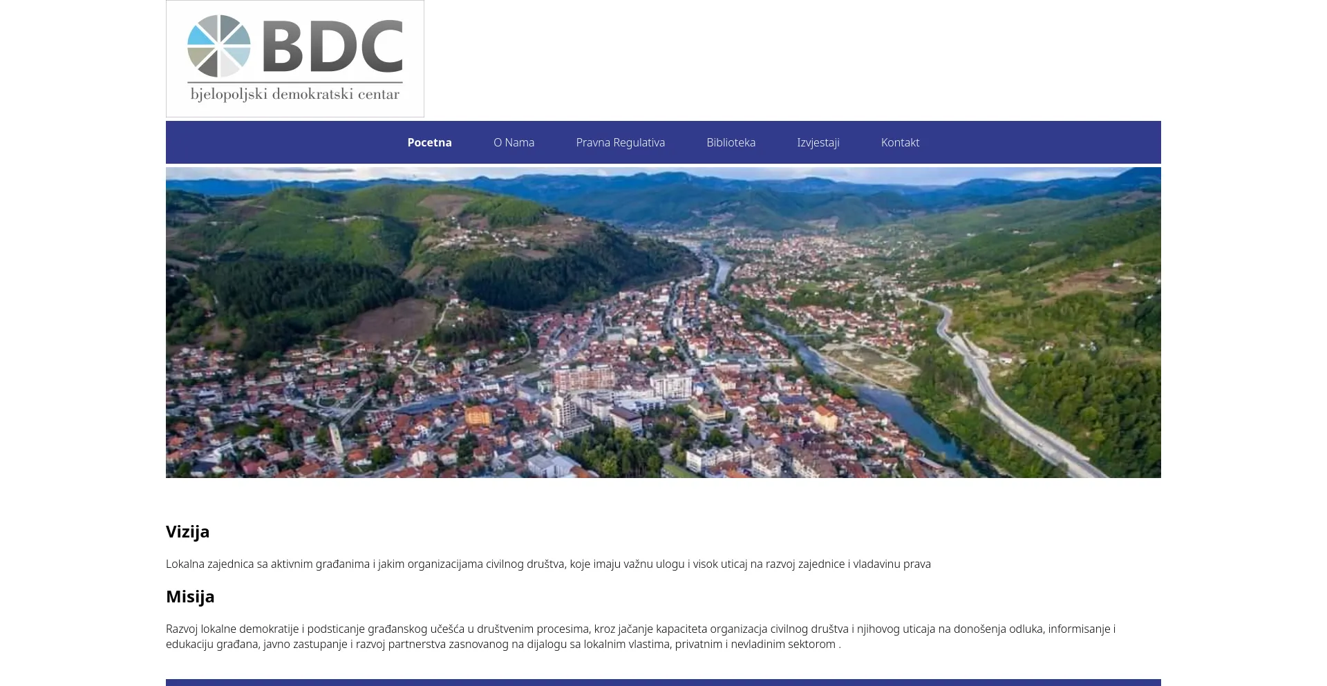 Screenshot of nvobdc.org homepage