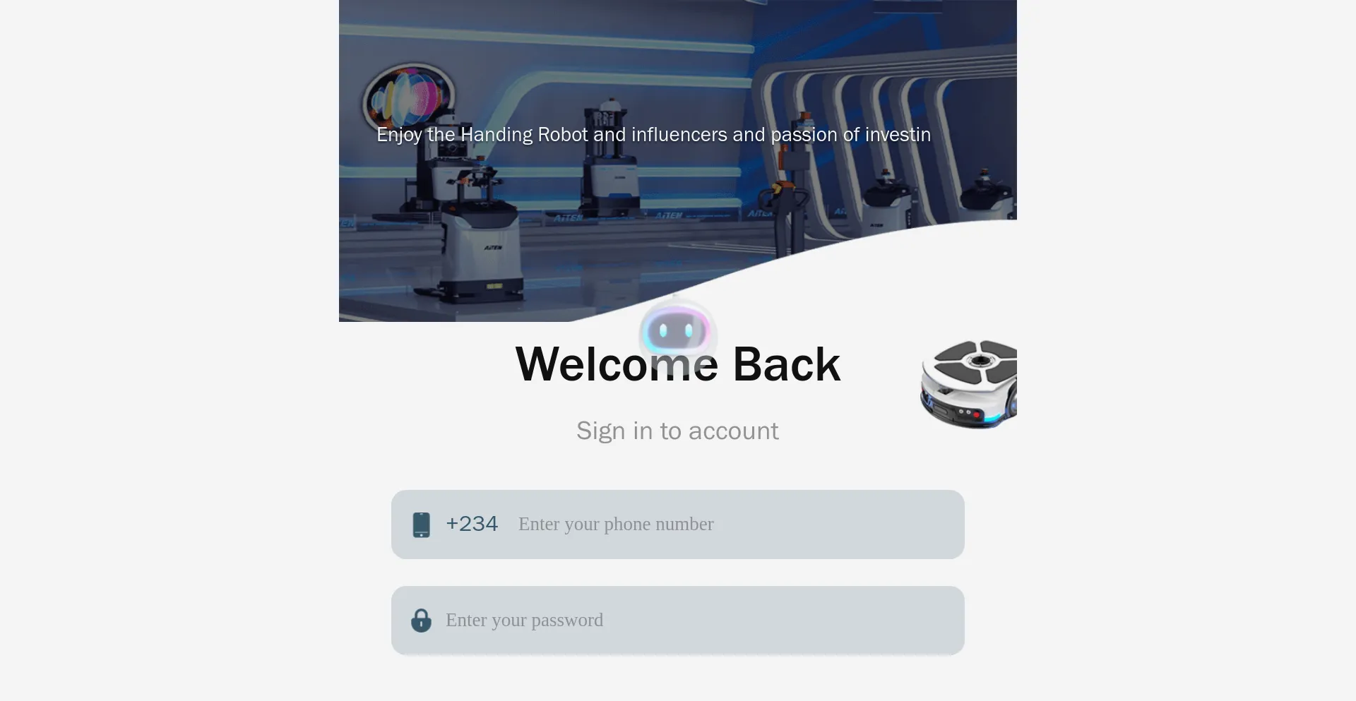 Screenshot of robocargohub.com homepage