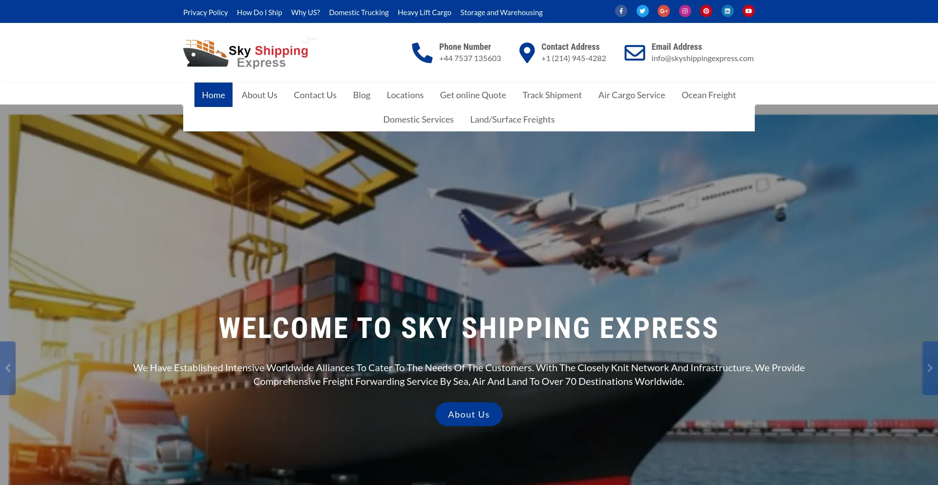 skyshippingexpress.com