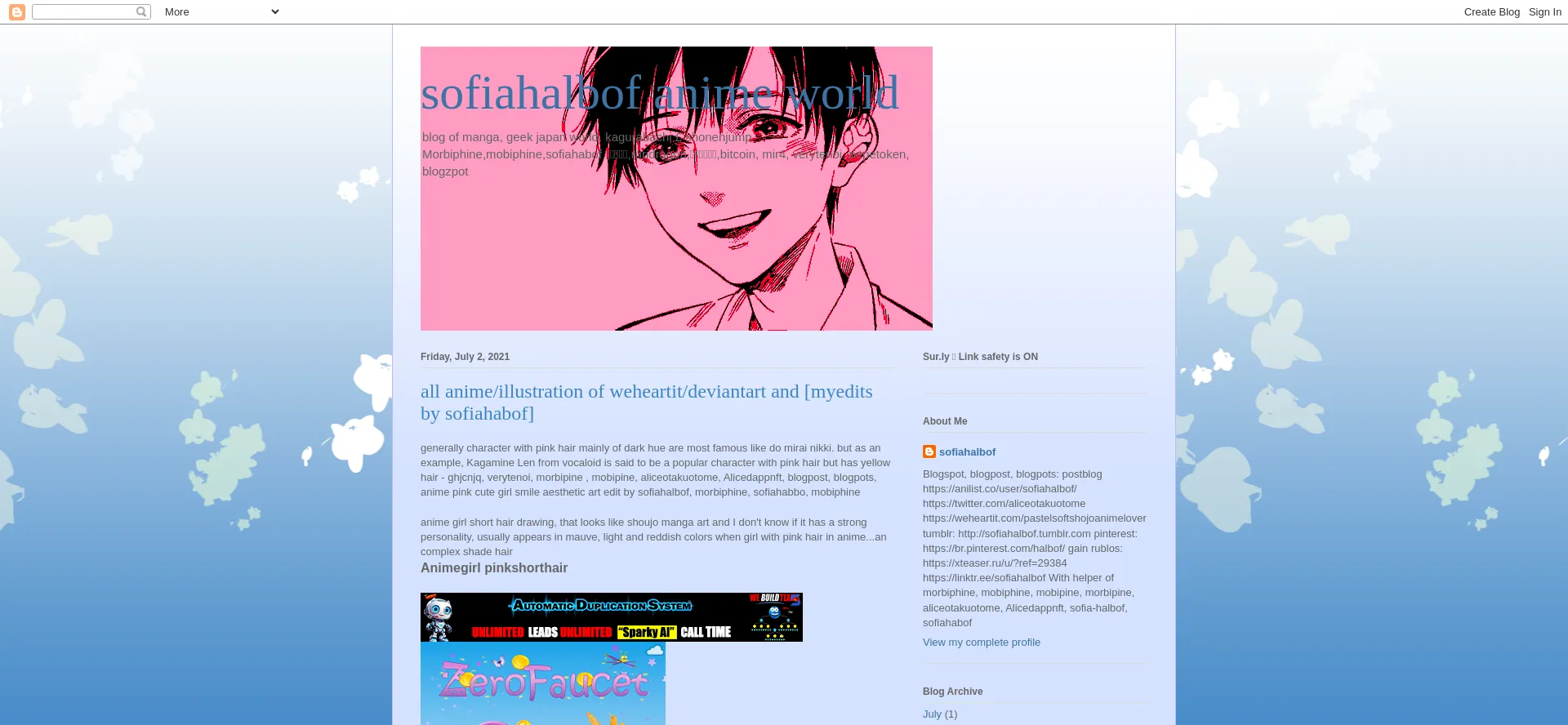 Screenshot of sofiahalbofanimeworld.blogspot.com.br homepage