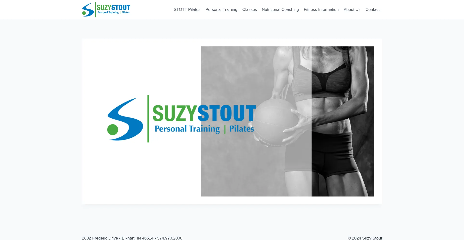 Screenshot of suzystout.com homepage