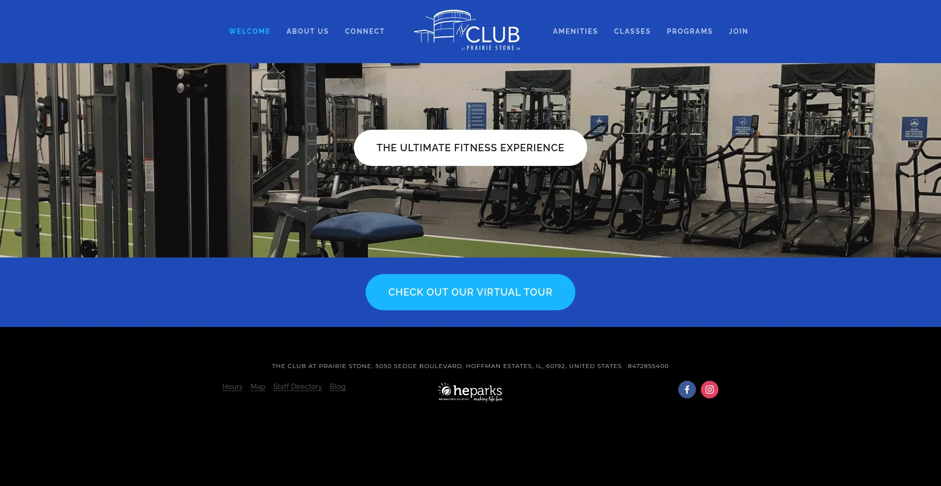 Screenshot of theclubps.com homepage