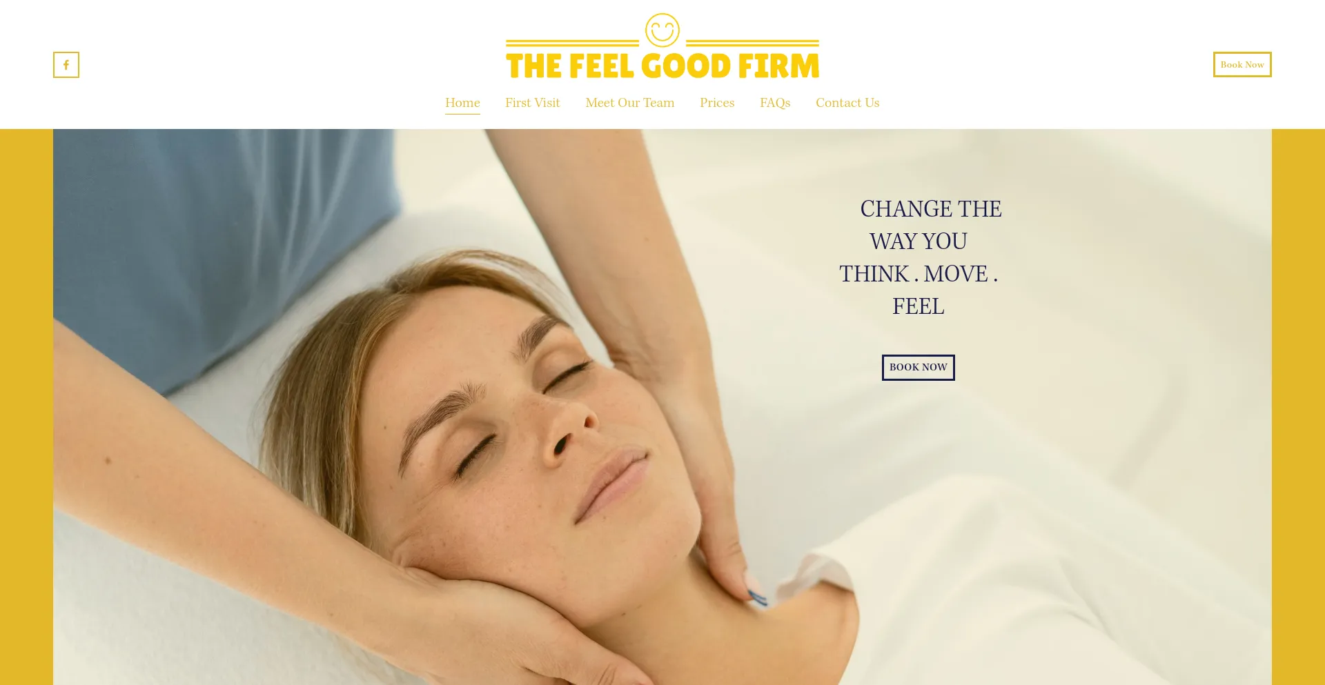 Screenshot of thefeelgoodfirm.com.au homepage