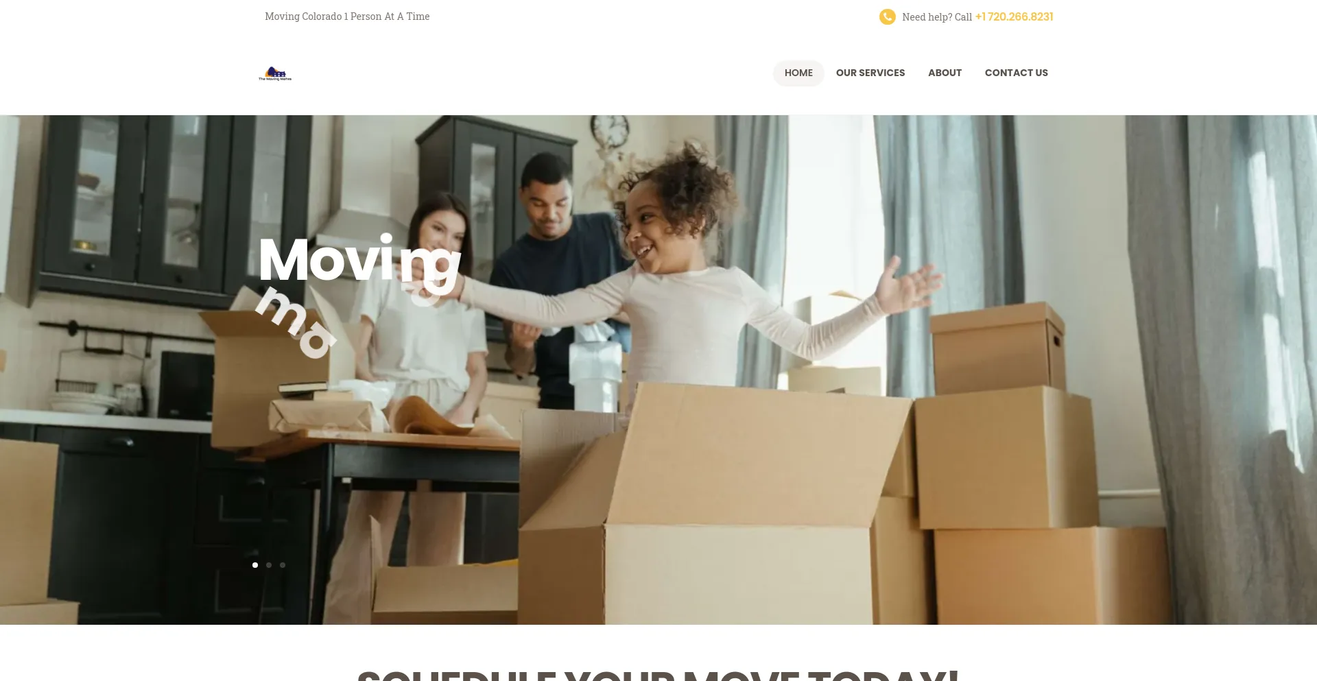 Screenshot of themovingmates.com homepage