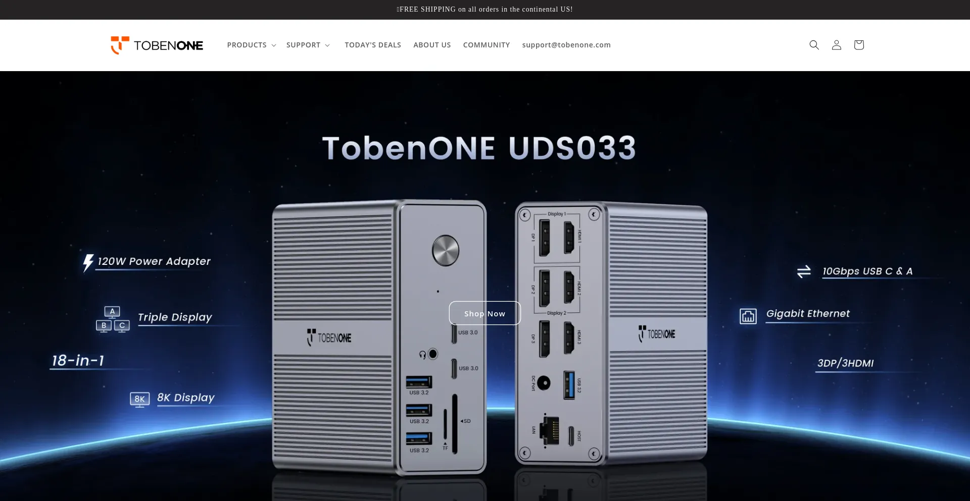 Screenshot of tobenone.com homepage