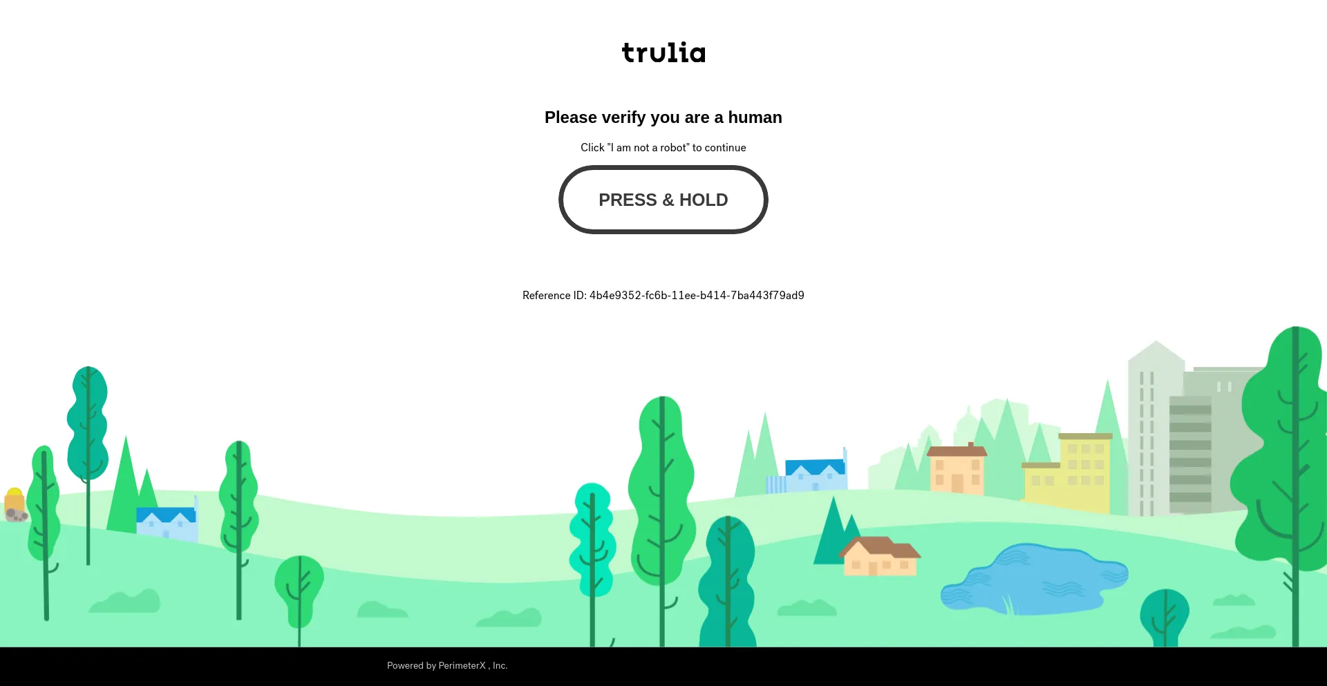 Screenshot of trulia.com homepage