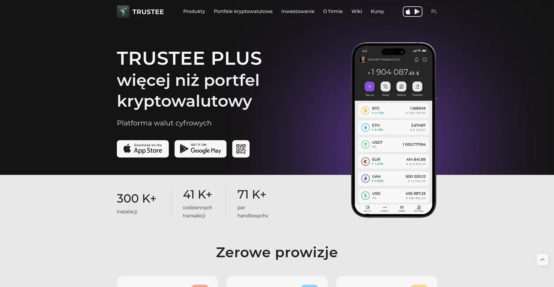 Screenshot of trusteeglobal.pl homepage