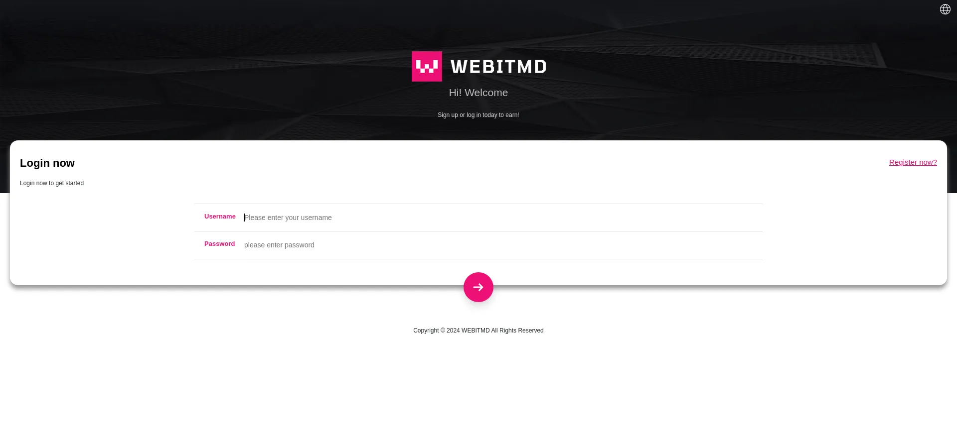 Screenshot of webitmdvip.cc homepage