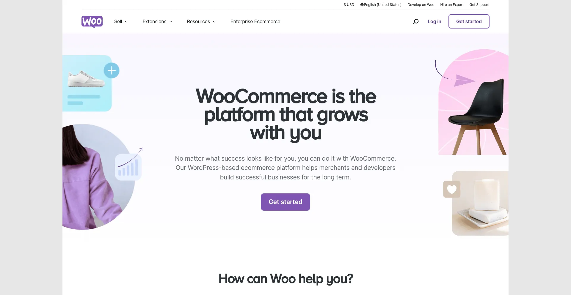 Screenshot of woothemes.com homepage