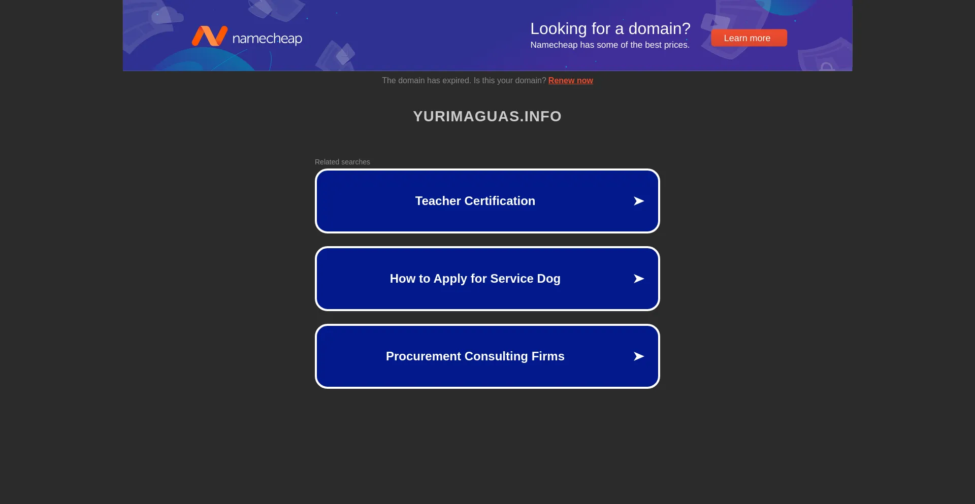 Screenshot of yurimaguas.info homepage